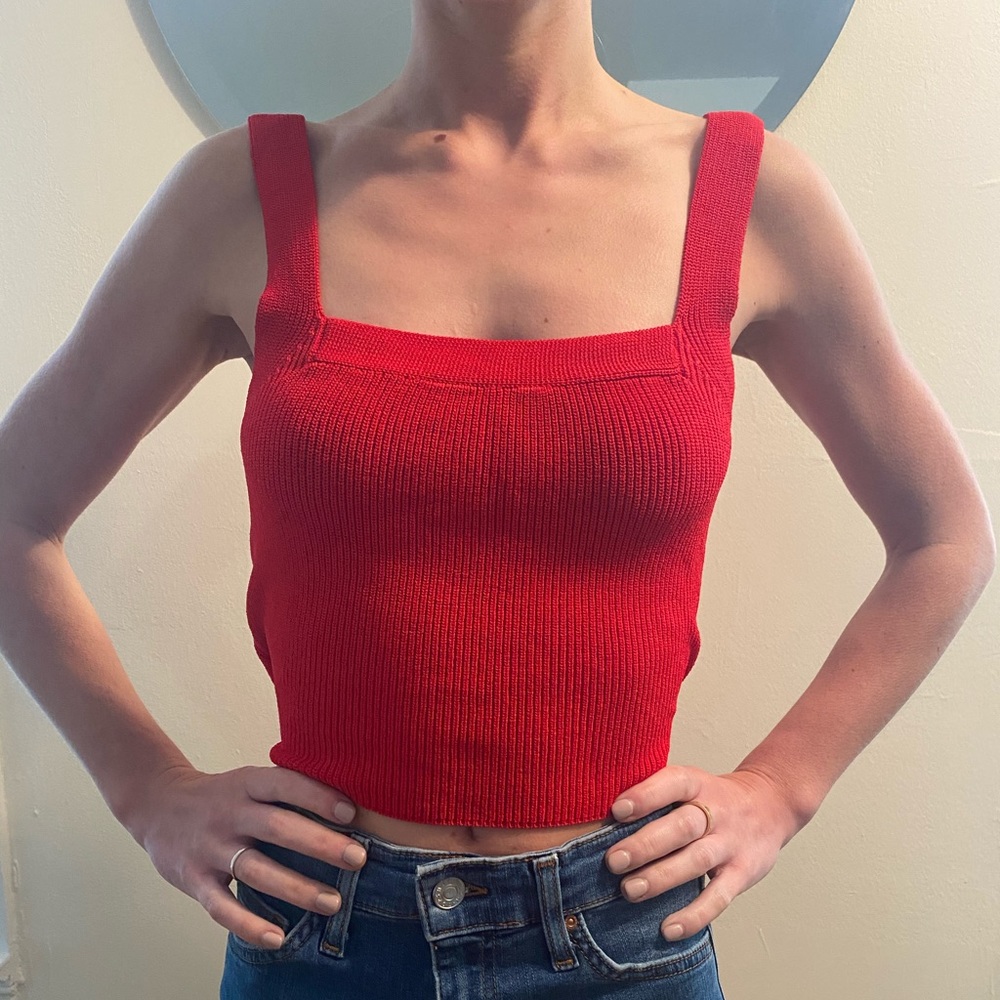 Urban outfitters Red knit top